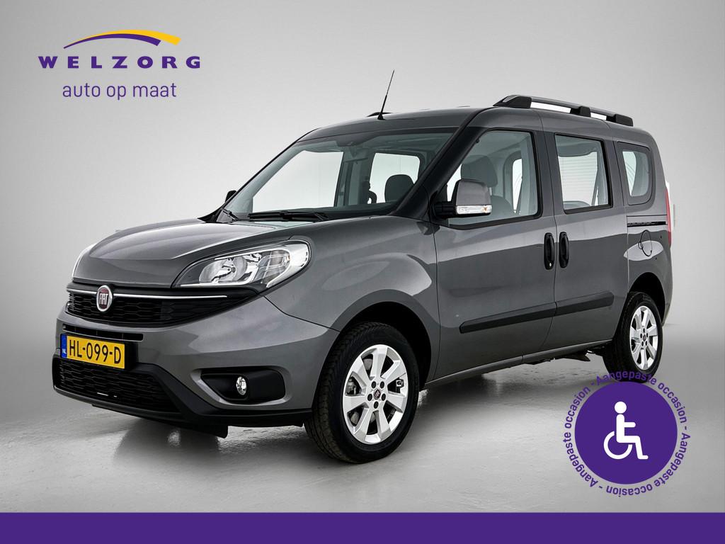 Fiat Doblò 1.4 T-Jet Lounge Direct leverbaar! Rolstoelauto, Auto's, Fiat, Voorwielaandrijving, 12 maanden, Stof, Gebruikt