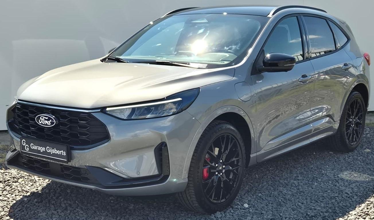 Ford Kuga 2.5 PHEV ST-Line X Black Pack – AGR Stoelen –, 14 kWh, Gebruikt, 4 cilinders, Leder en Stof