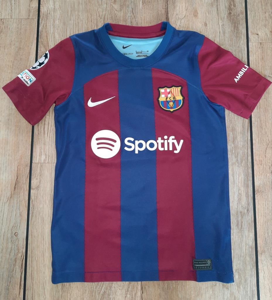 Voetbalshirt FC Barcelona Lewandowski 128-137, Ophalen of Verzenden, Zo goed als nieuw, Shirt