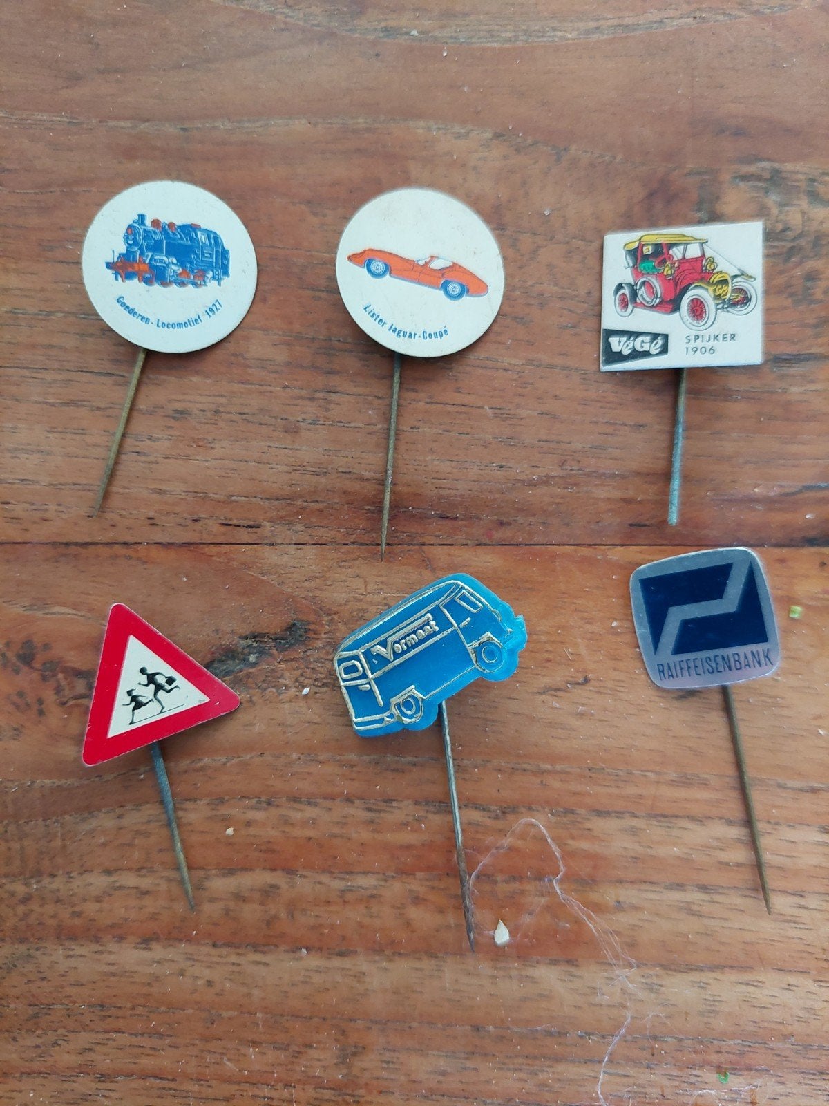 Vintage Speldjes Collectie - Treinen, Auto's, Bank & Verkeer, Ophalen of Verzenden, Gebruikt, Overige onderwerpen