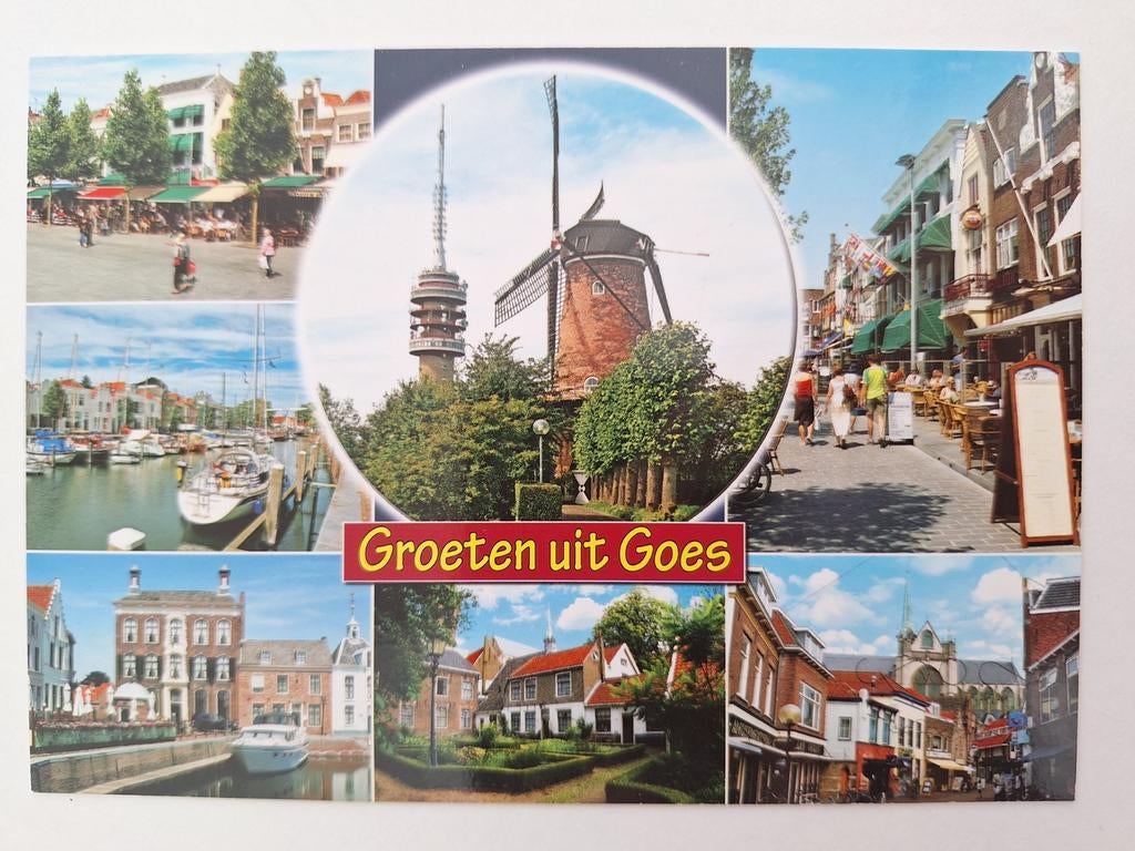 Goes, Verzamelen, Ansichtkaarten | Nederland, Ophalen of Verzenden, 1980 tot heden, Ongelopen, Zeeland