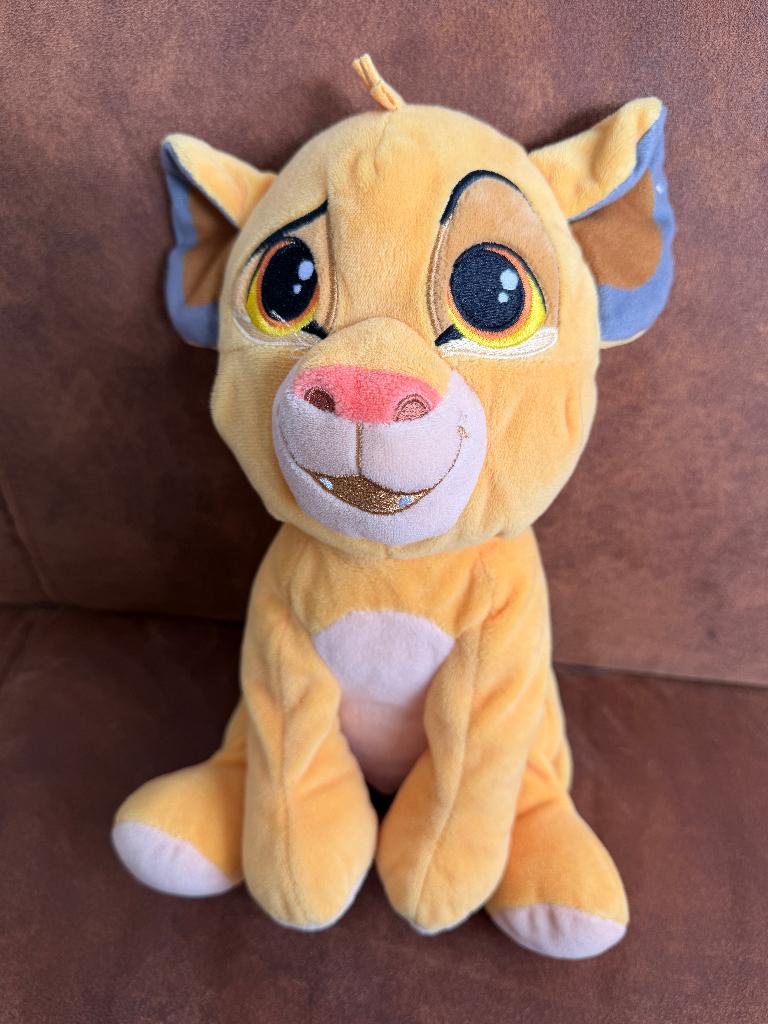 Disneyknuffel Simba, Verzamelen, Disney, Ophalen of Verzenden, Leeuwenkoning of Jungle Boek, Gebruikt, Knuffel