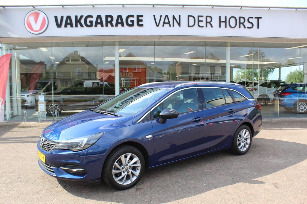 Opel Astra Sports Tourer 1.2 110pk Elegance Climate control, 12 maanden, Stof, Gebruikt, Zwart