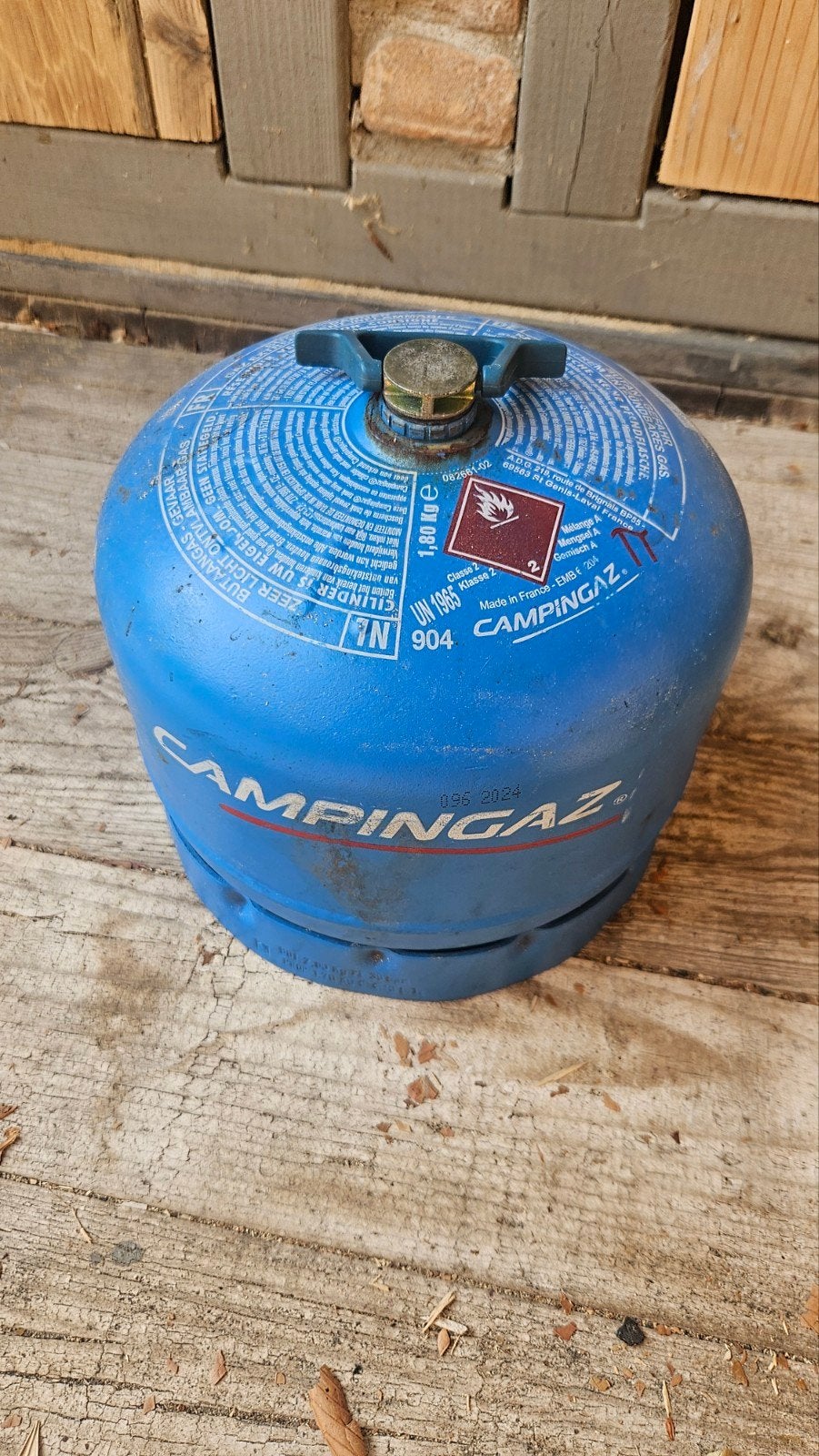 Campingaz gasfles 904 leeg 1,8 kg - Ideaal voor kamperen, Ophalen, Gebruikt