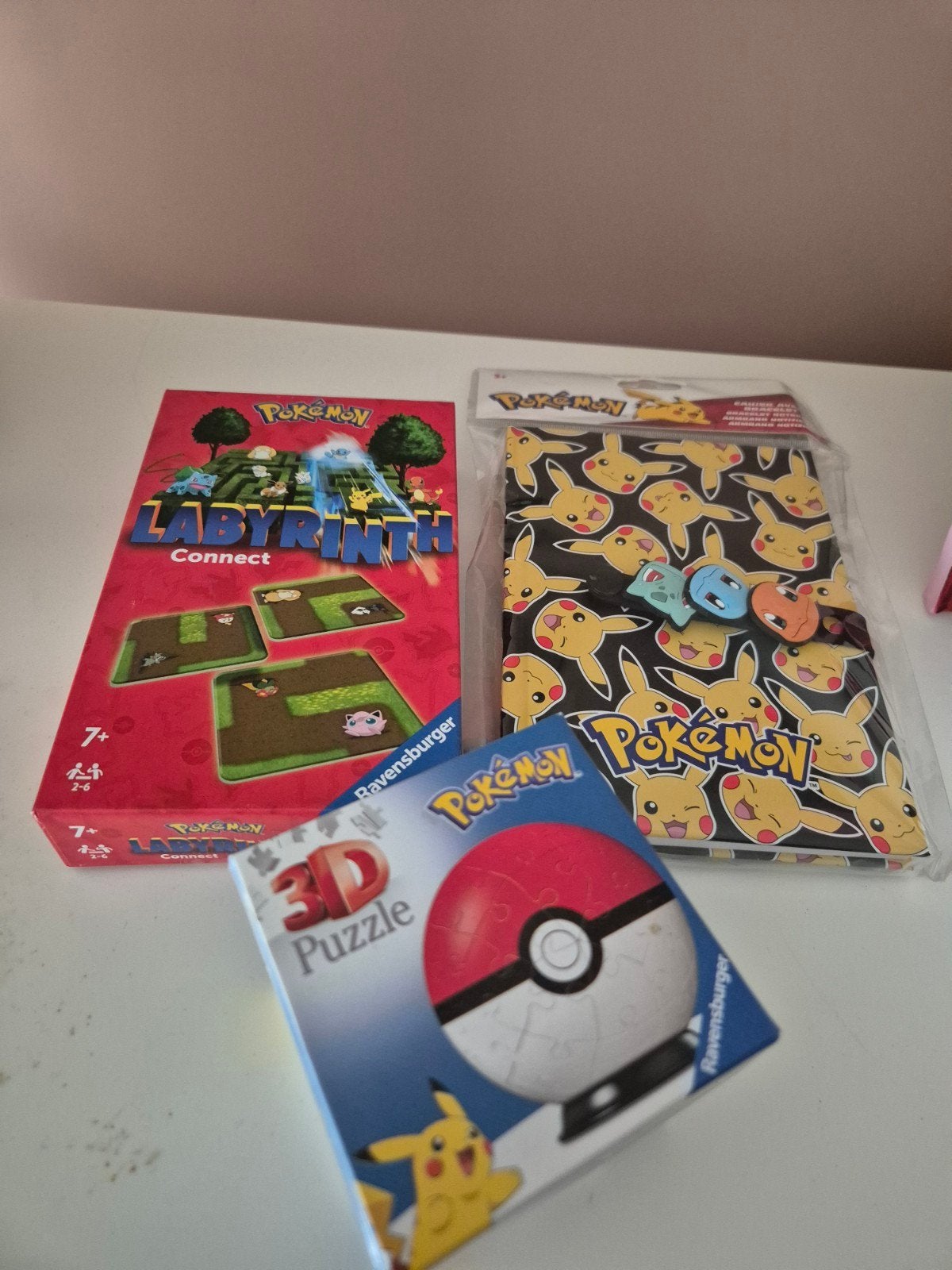 Pokémon Labyrinth & 3D Puzzel & Notitieboekje, Ophalen of Verzenden, Minder dan 500 stukjes, Zo goed als nieuw, Rubik's of 3D-puzzel