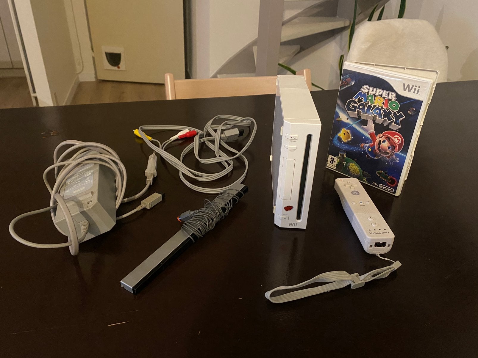 Nintendo Wii Wit + game en controller, Ophalen of Verzenden, Gebruikt, Met 1 controller, Met games