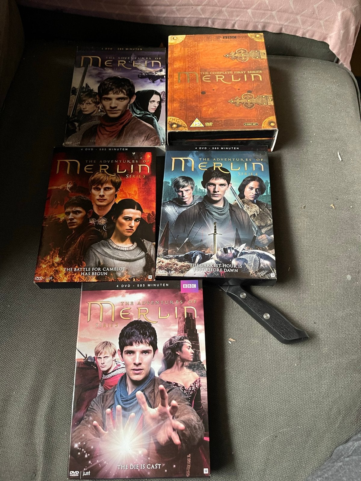 The Adventures of Merlin DVD Boxsets - Seizoen 1-5, Cd's en Dvd's, Seizoen 1, Nederlands, Science Fiction en Fantasy, Ophalen of Verzenden