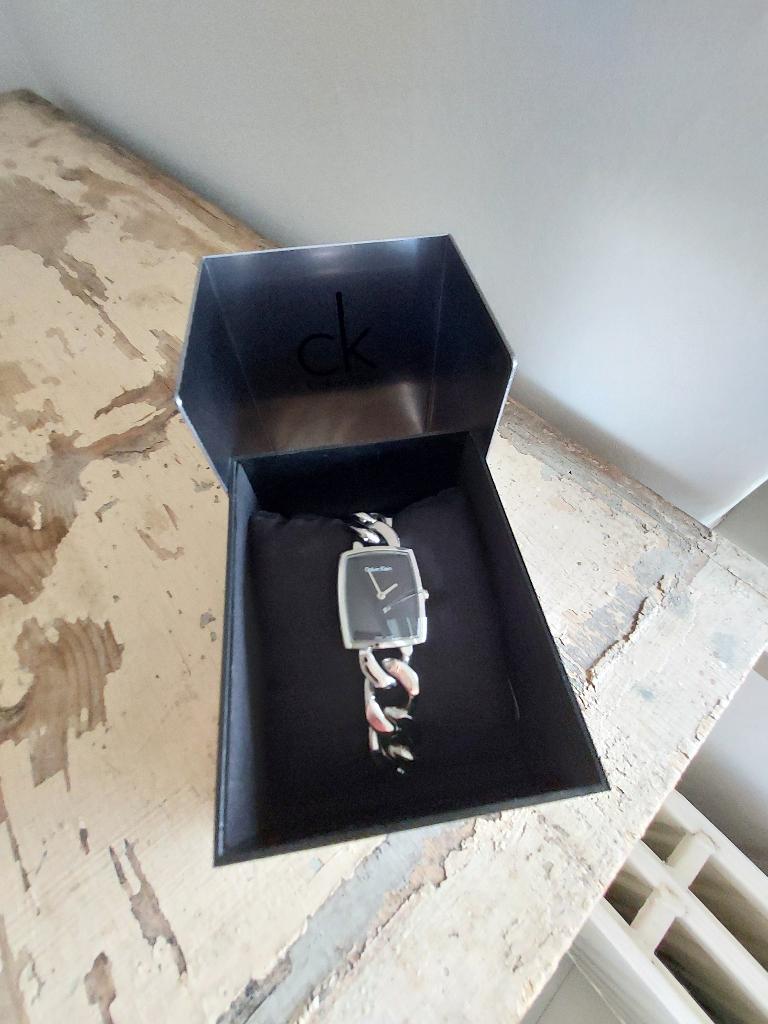 Calvin klein horloge armband zgn, Overige merken, Staal, Polshorloge, Ophalen of Verzenden