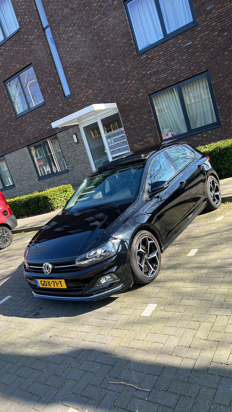 Volkswagen Polo 1.6 TDI 95pk 7-DSG 2019 Zwart apk tot 6-2027, Auto's, Volkswagen, 1203 kg, Zwart, 19 km/l, Particulier