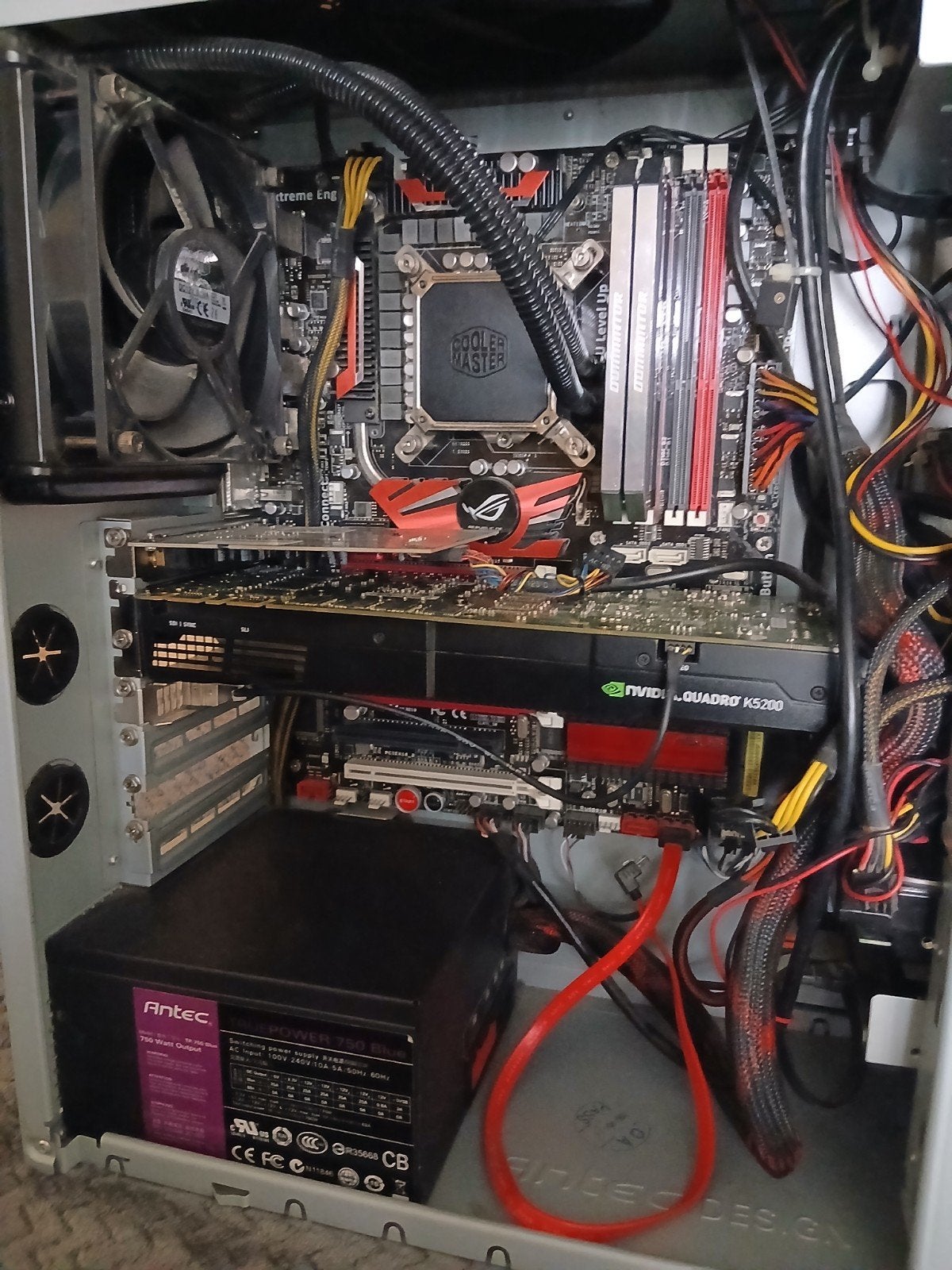 Krachtige Gaming/Workstation PC met NVIDIA Quadro K5200, Onbekend, Gebruikt, Custom Build, Onbekend