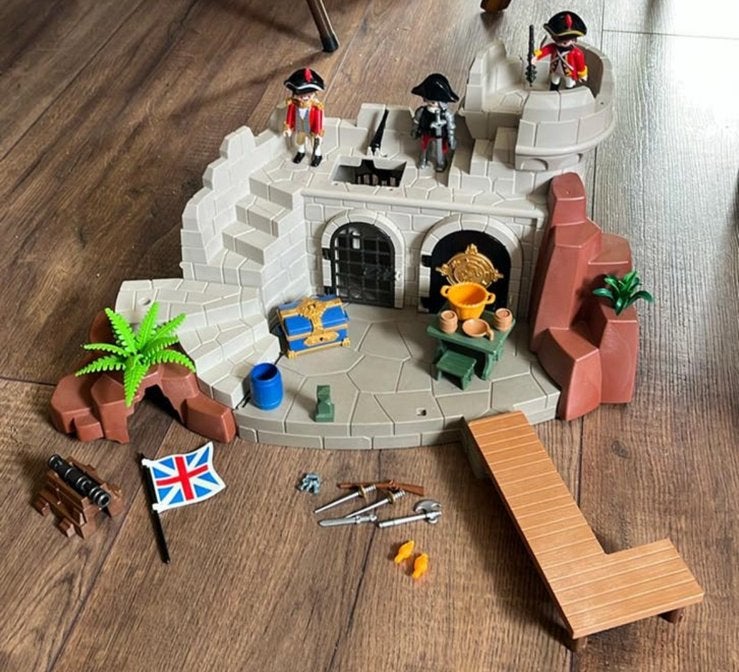 Playmobil Britse soldatenvesting 5139, Ophalen of Verzenden, Gebruikt, Complete set