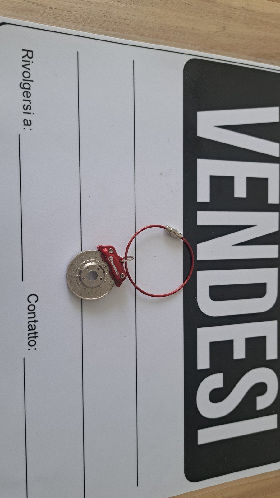 Keyring BREMBO., Ophalen of Verzenden