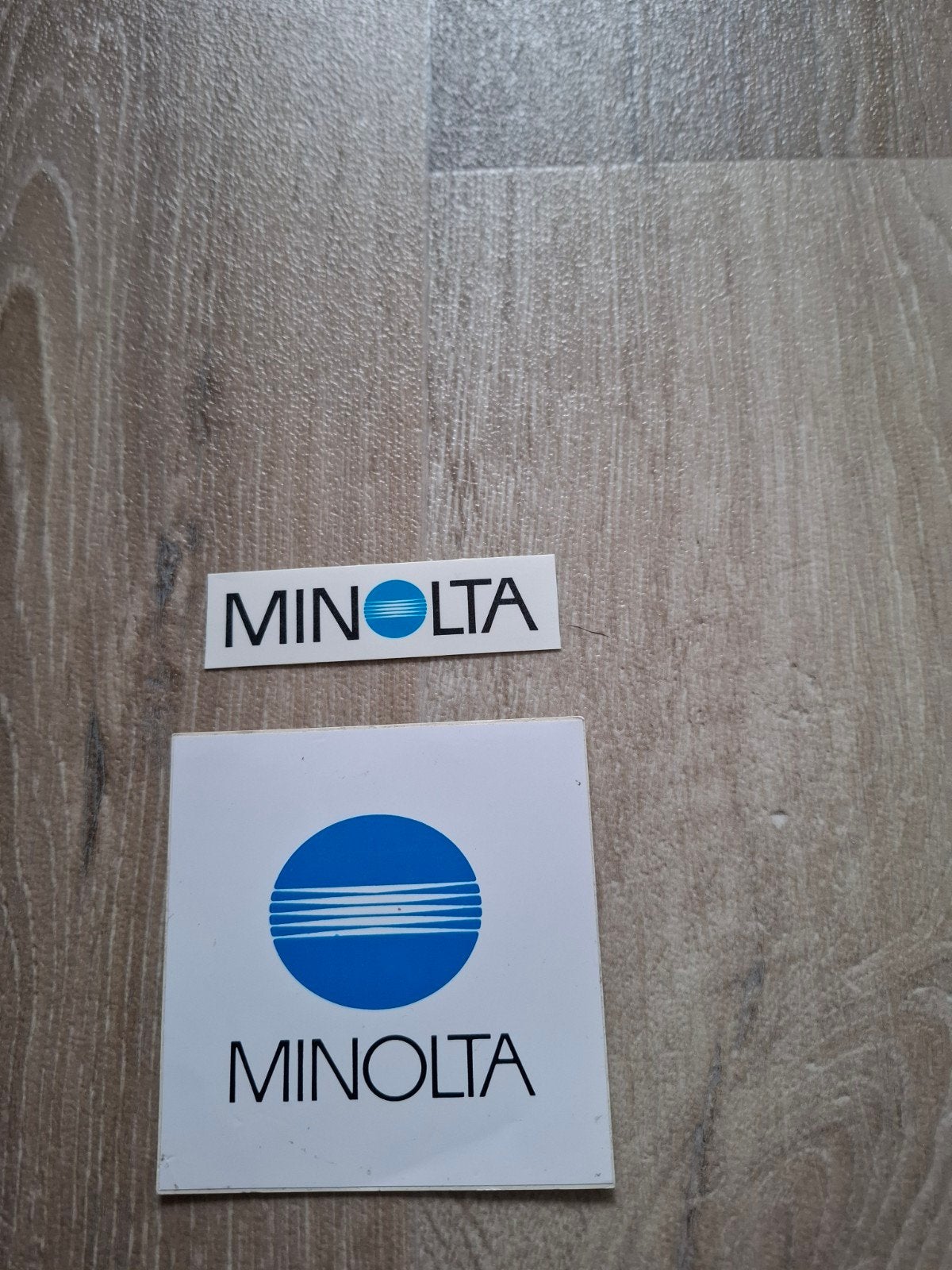 stickers Minolta camera's, Ophalen of Verzenden, Zo goed als nieuw, Merk