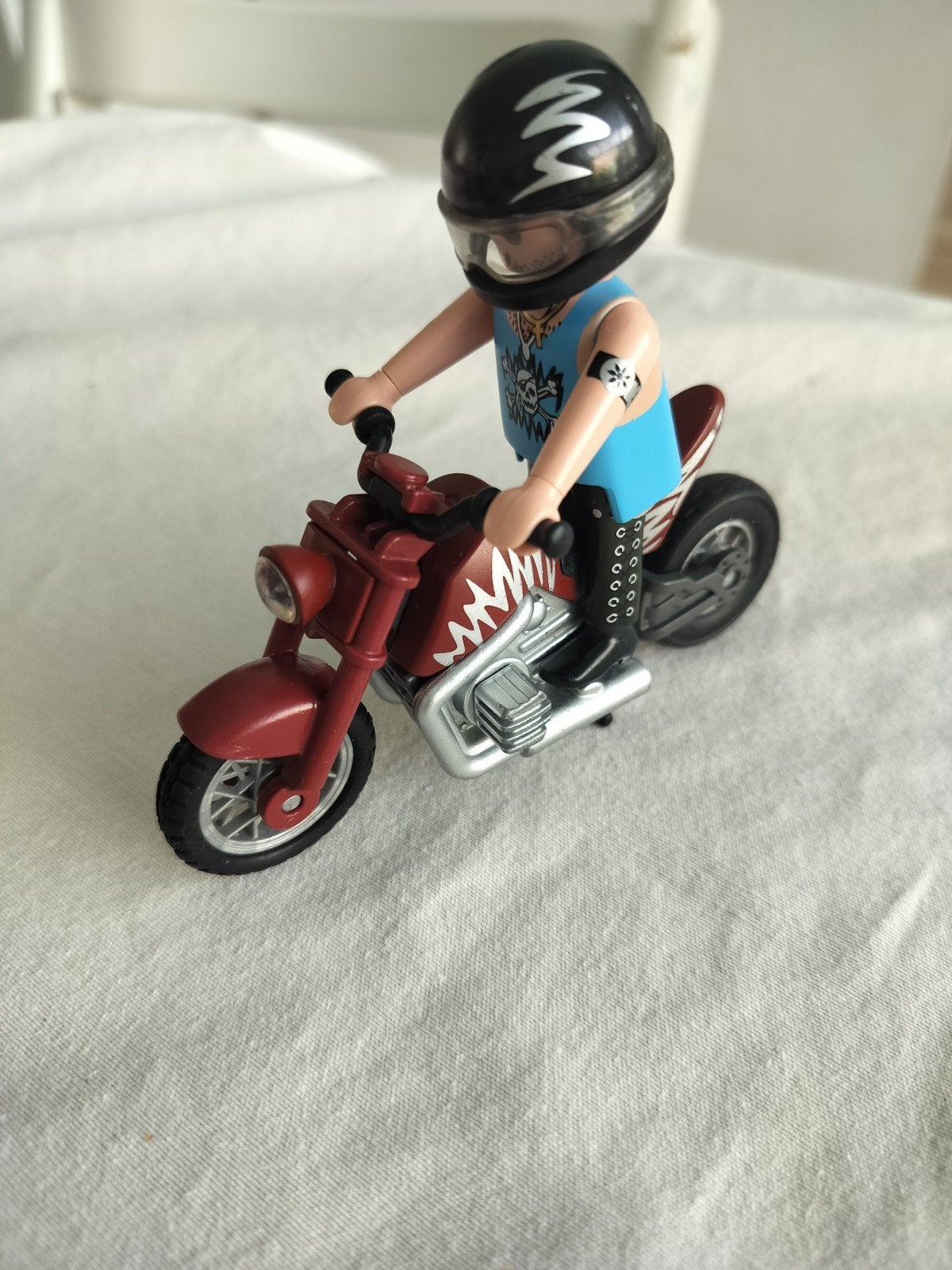 Playmobil motor met motorrijder, Ophalen of Verzenden, Jongen of Meisje