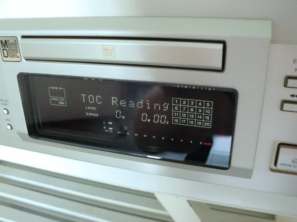 Sony MDS-JA50ES Minidisc Recorder defect ingeruild., Ophalen of Verzenden, Minidisc-speler