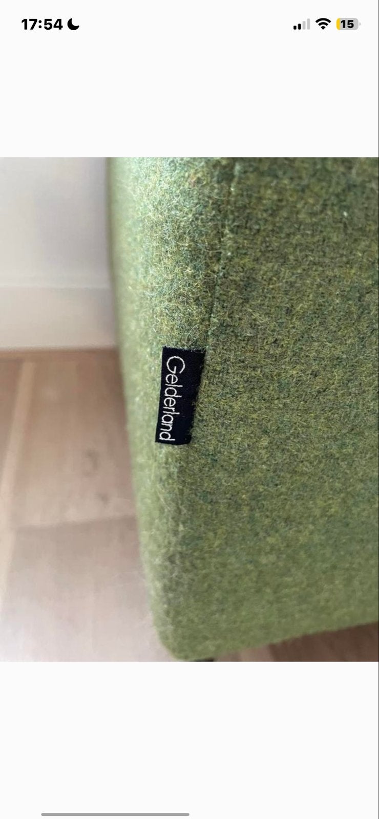 Gelderland hocker zonder bekleding - projectje, Ophalen, Gebruikt, Rechthoekig, 50 tot 75 cm
