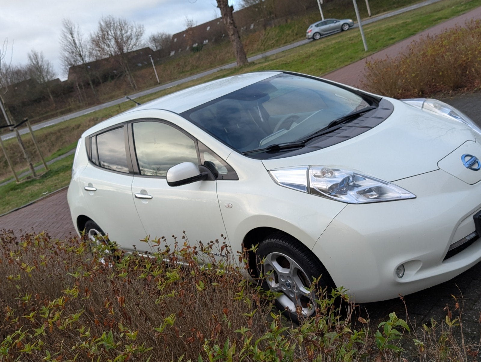 Nissan Leaf 2013 Wit, Zwart, Wit, Leaf, Te koop