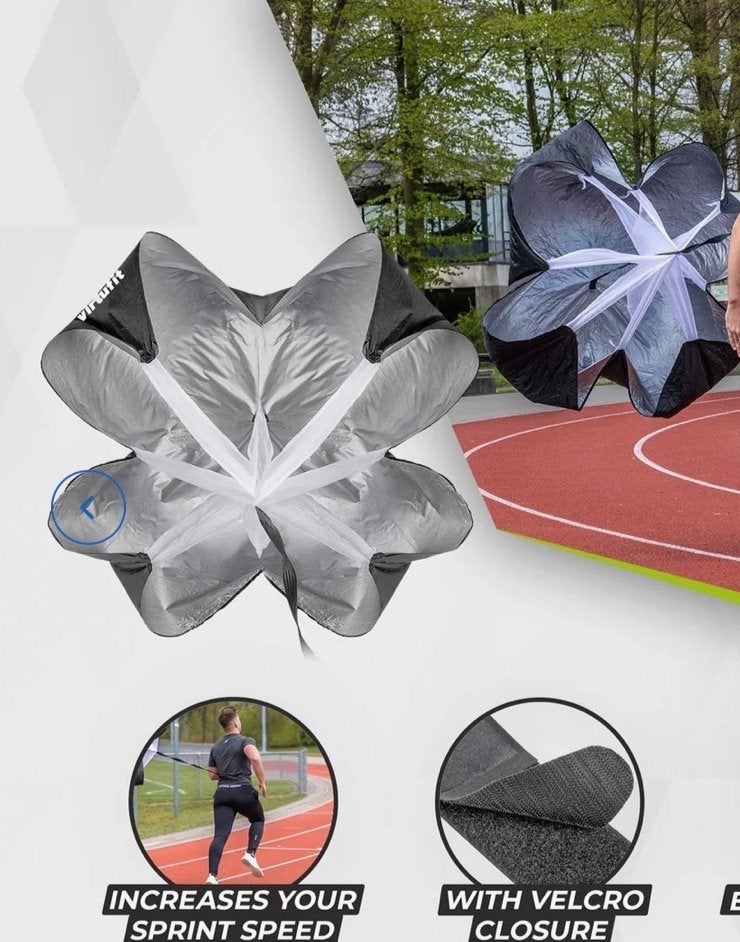 VirtuFit Sprint Parachute - Snelheidstraining, Sport en Fitness, Ophalen of Verzenden, Gebruikt