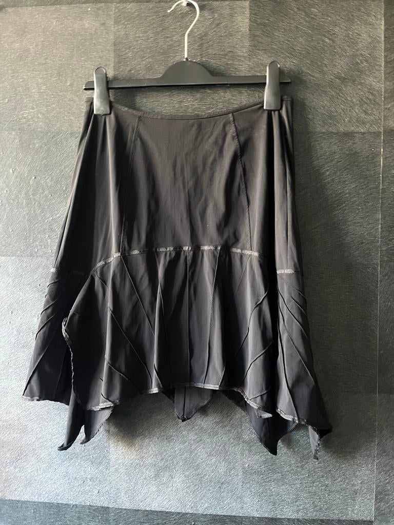 Marithé+Francois Girbaud rokje, Kleding | Dames, Rokken, Zo goed als nieuw, Maat 38/40 (M), Zwart, Knielengte, Ophalen of Verzenden