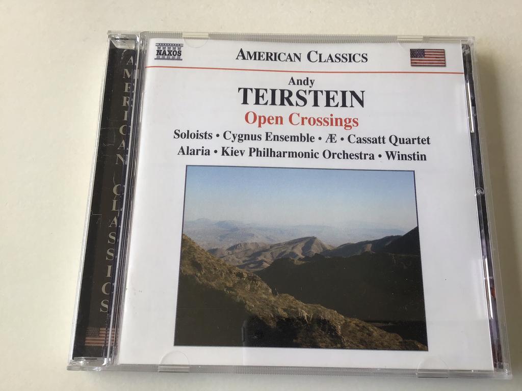 Andy Teirstein open crossings soloists/ Cygnus ensemble etc, Ophalen of Verzenden, Barok, Zo goed als nieuw
