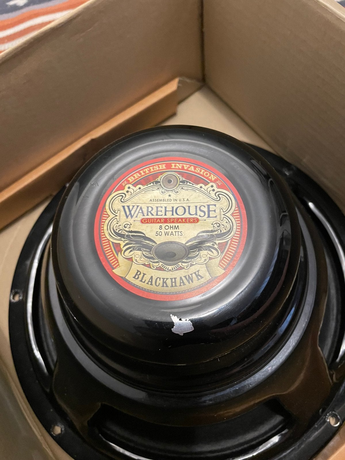 Warehouse WGS Blackhawk 8ohm 50watt, Ophalen of Verzenden, Zo goed als nieuw, Gitaar, 50 tot 100 watt