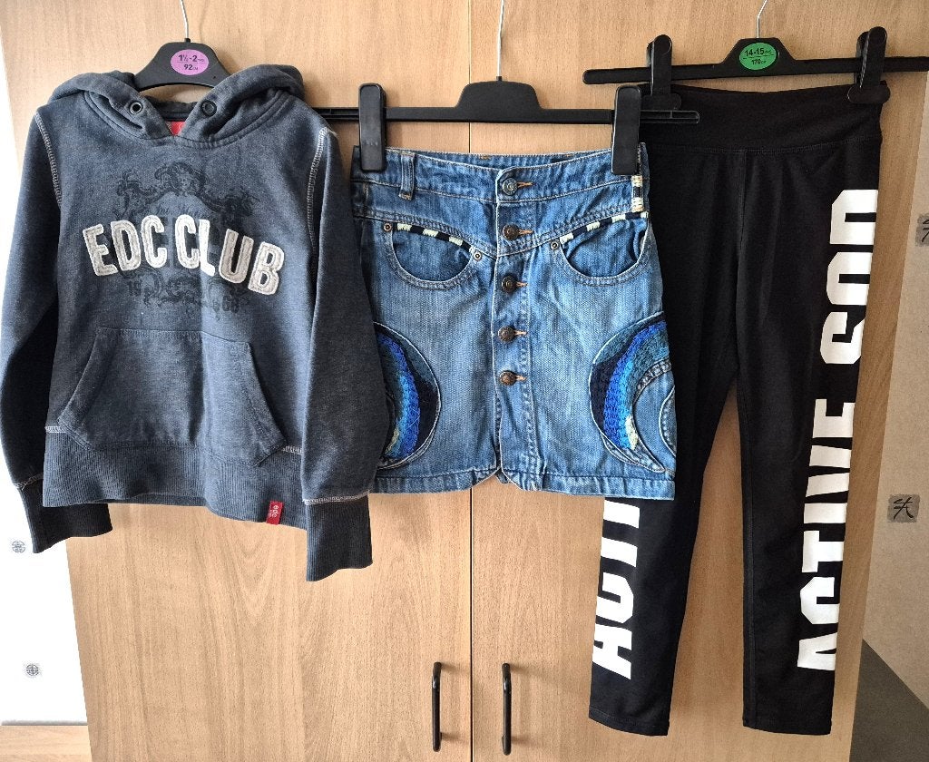 Oililly rok/H&M sportlegging nieuw/ EDC hoodie - mt 122/128, Meisje, Nieuw, Ophalen of Verzenden, Setje