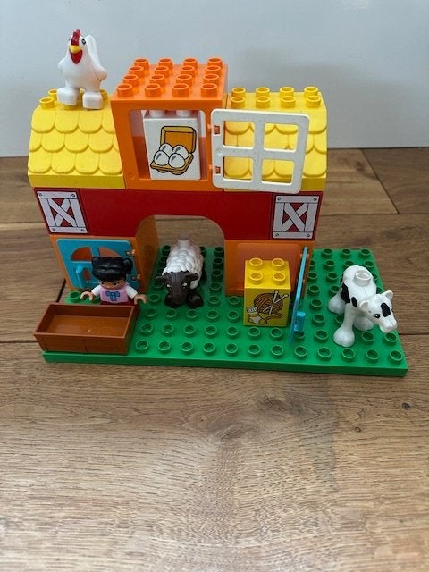 duplo boerderij met dieren en poppetje, Ophalen of Verzenden, Gebruikt, Duplo