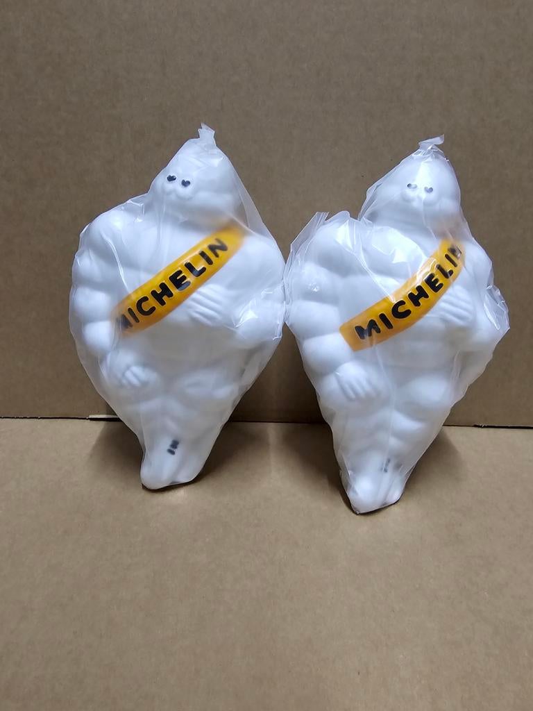 Setje nieuwe michelin pop / poppen 22 cm gele band incl led, Ophalen of Verzenden, Nieuw, Lichtbak of (neon) lamp