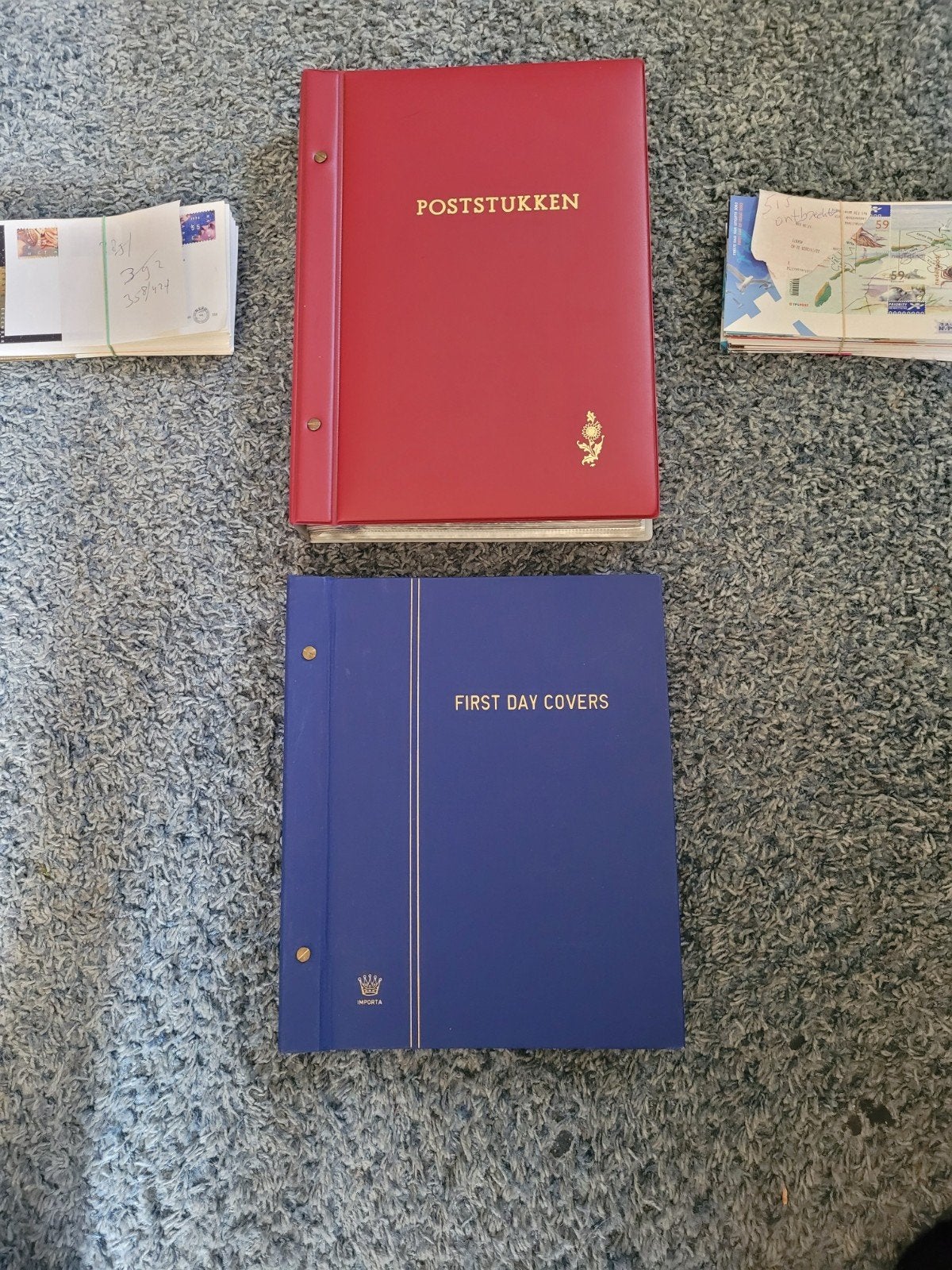 Grote verzameling FDC Nederland, Ophalen, Nederland