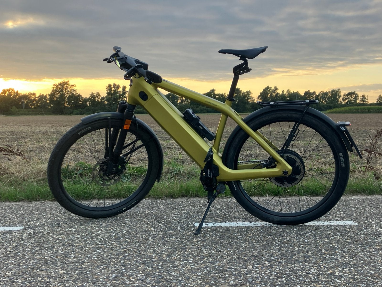Stromer ST7 Full Option — 95% SOH — Dealeronderhouden, Ophalen, Zo goed als nieuw, Stromer, 50 km per accu of meer