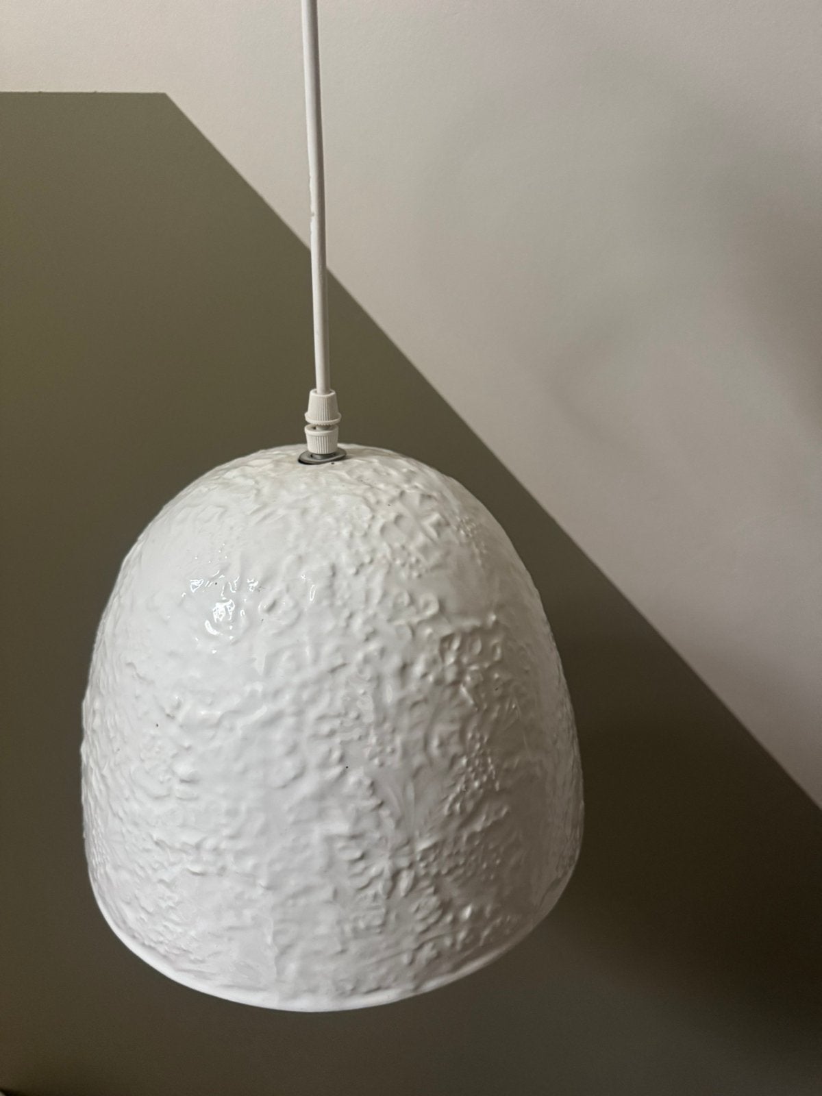 PTMD hanglamp wit met zilveren binnenkant, Ophalen of Verzenden, Nieuw, Landelijk stoer, E27 (groot)