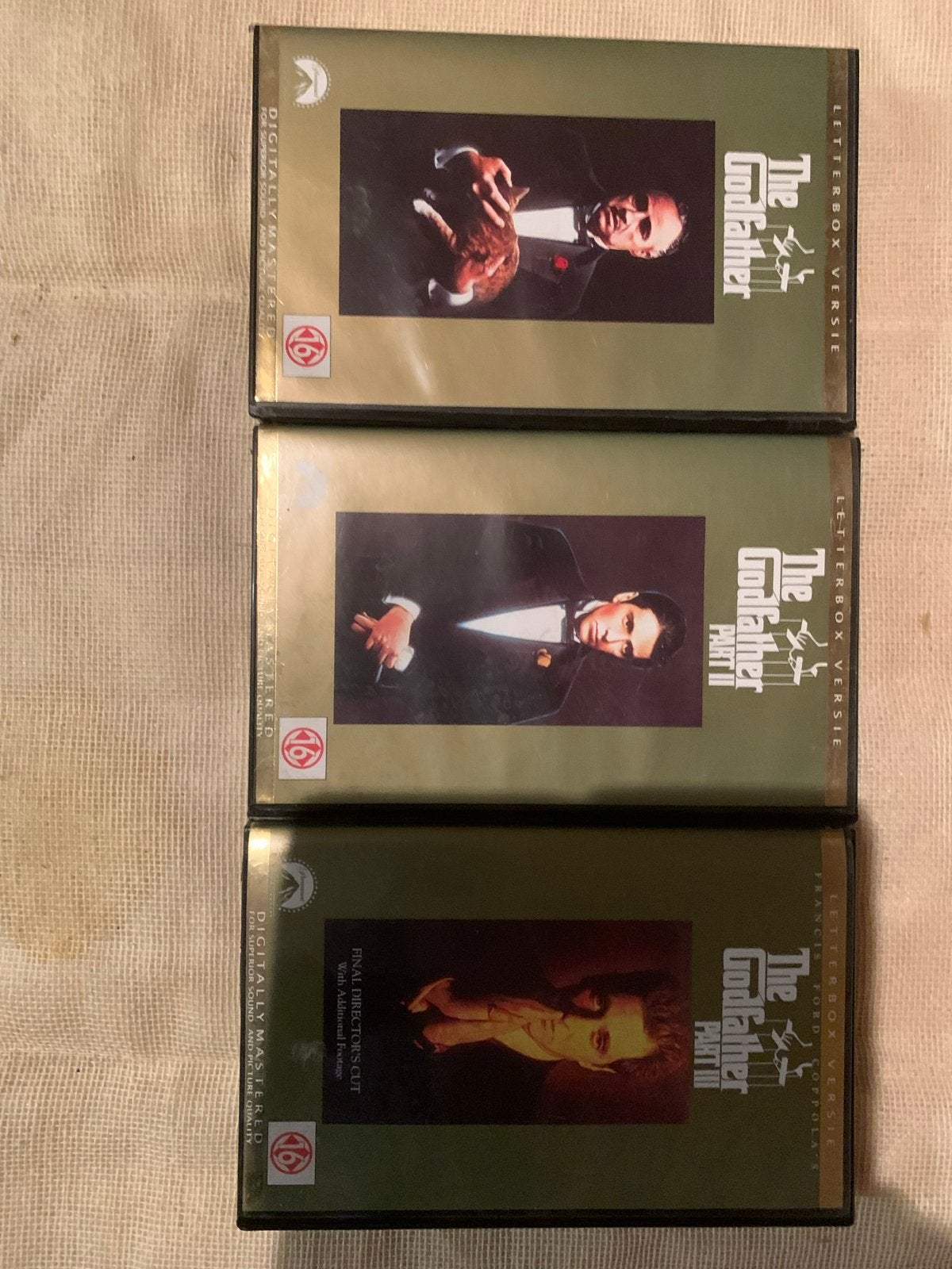 The Godfather Trilogie VHS - Digitally Mastered (m2459102854) — VHS ...