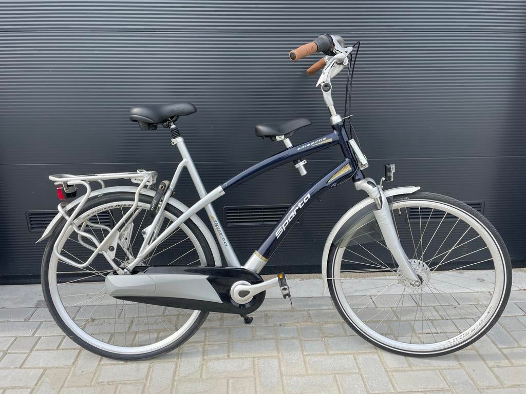 Sparta Amazone herenfiets 65cm met kinderzitje, Sparta, Versnellingen, Ophalen of Verzenden, Zo goed als nieuw