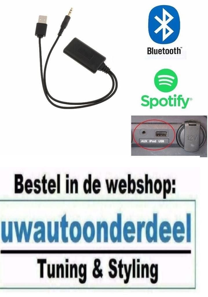 Usb Aux Bluetooth Adapter Module Muziek Streamen Alfa Romeo, Verzenden, Automotive Parts, A.parts@hotmail.nl, Trasmolenlaan 12 3447 GZ Woerden