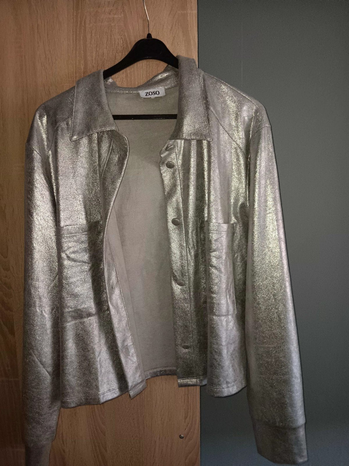 Zozo Blazer Maat 46 - Stijlvol en Comfortabel, Kleding | Dames, Maat 46/48 (XL) of groter, Ophalen of Verzenden, Gedragen, Zilver