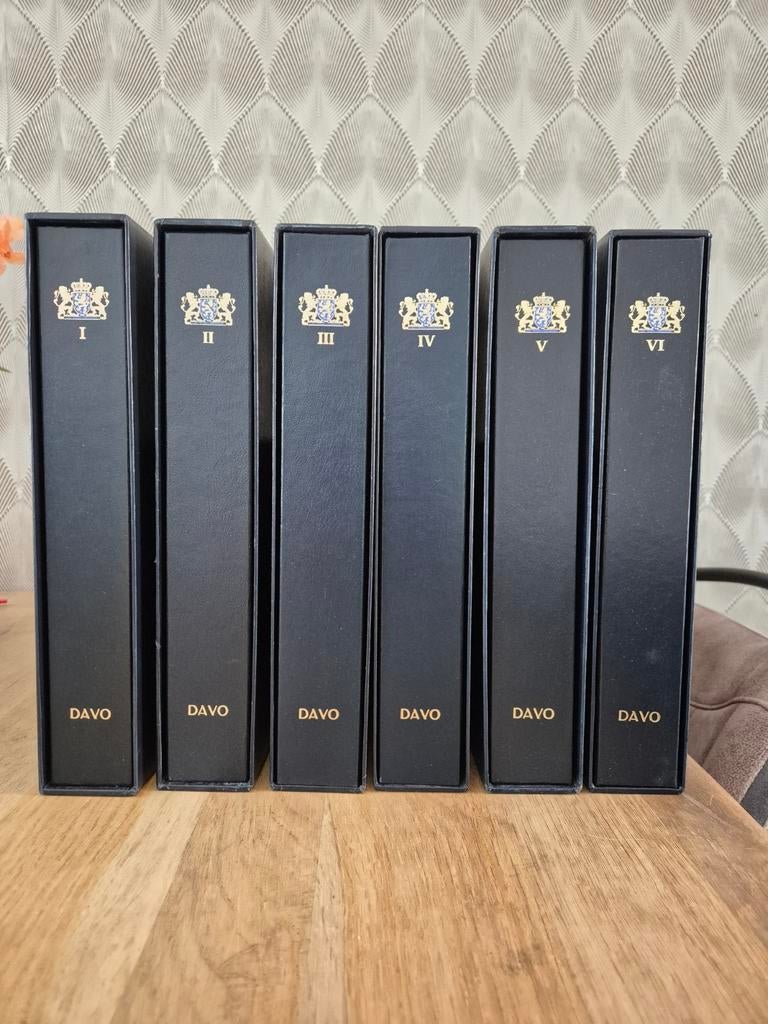 Verzamel mappen Davo Nederland (set 6 boeken), Postzegels en Munten, Postzegels | Toebehoren, Verzenden, Verzamelalbum