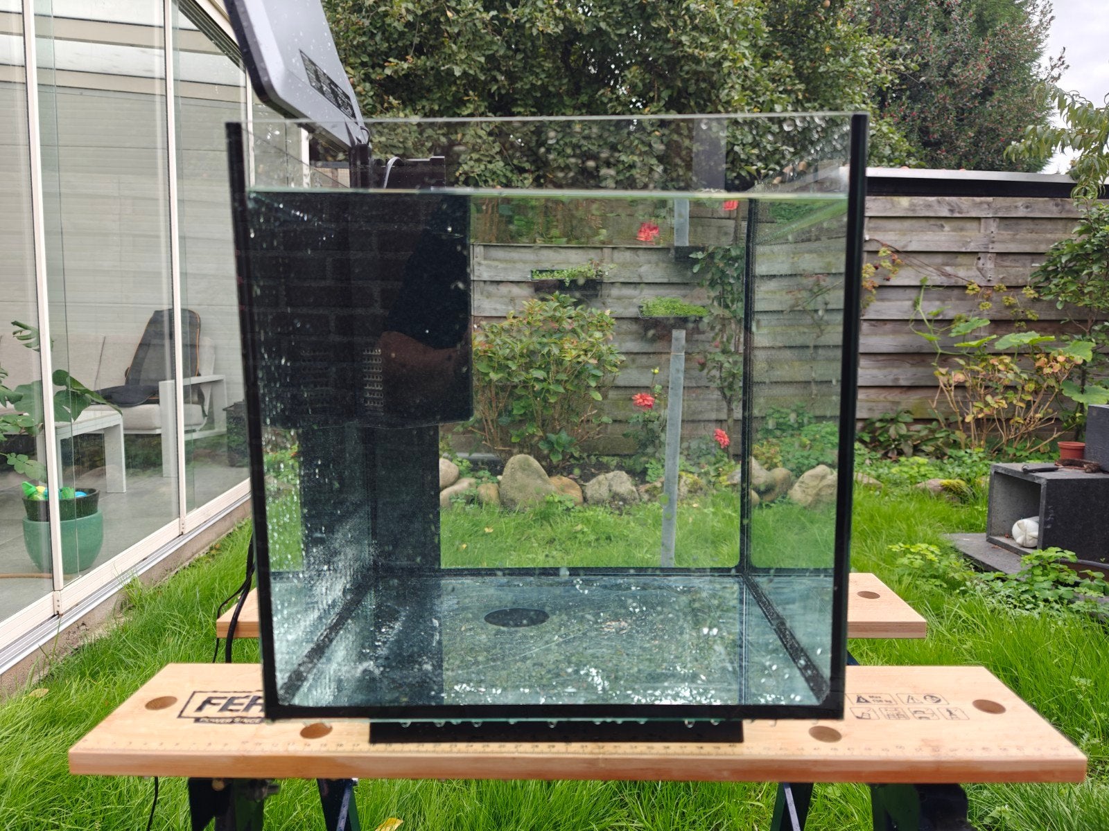 Superfish Qubiq 30 pro - 30 liter + led,filter,verwarming, Ophalen, Leeg aquarium