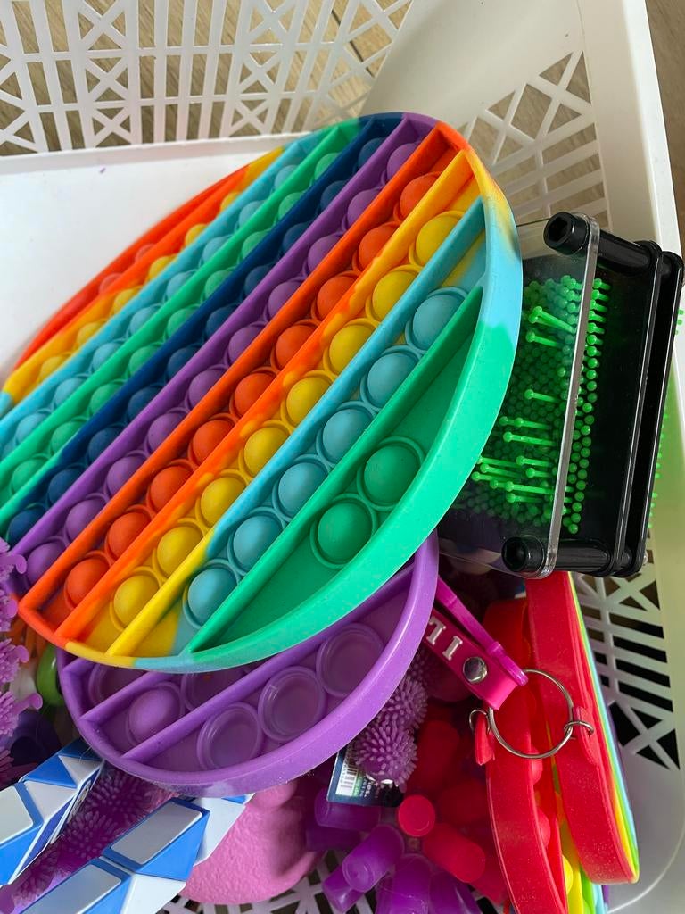 Mega veel diverse fidget toys - Stressvermindering en plezie, Ophalen, Gebruikt, Jongen of Meisje