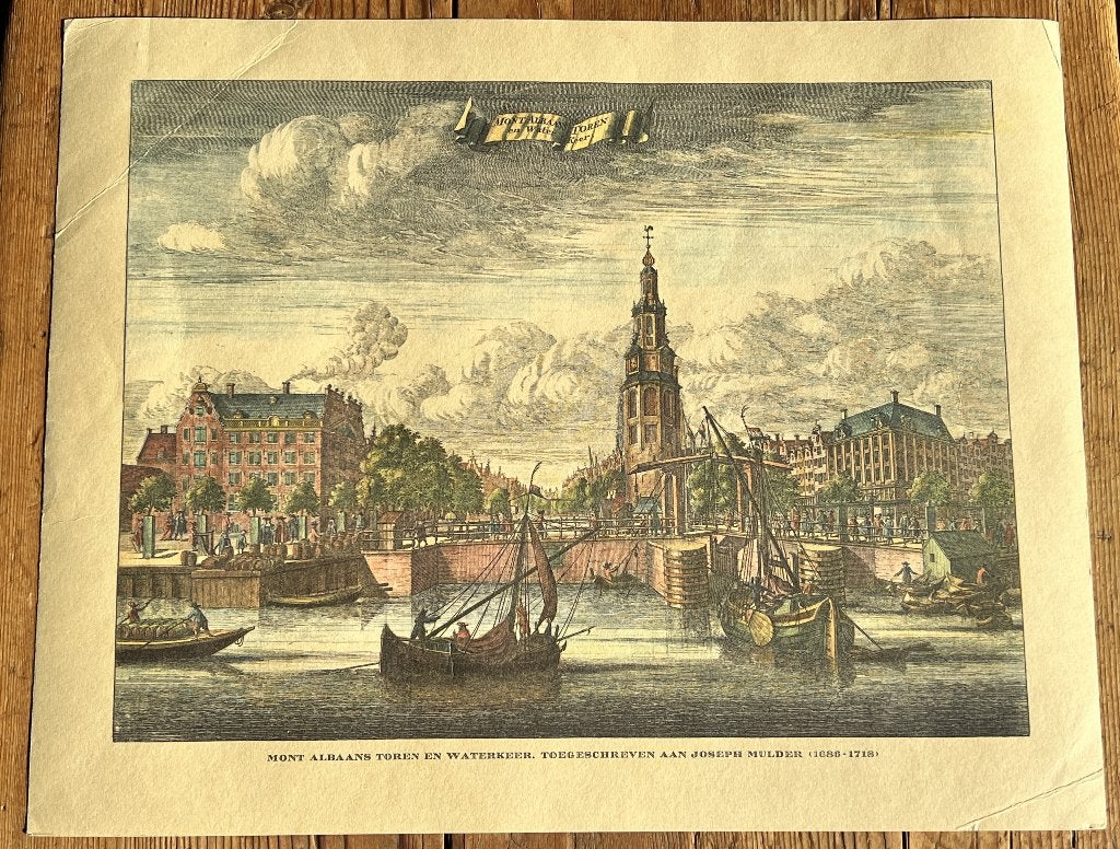 Historische Stadsgezichten (Reproducties), Antiek en Kunst, Kunst | Etsen en Gravures, Ophalen of Verzenden, 27 cm, 34 cm, Stadsgezicht