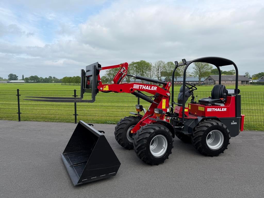 THALER 2230S schovel 2025 | kenteken | 12 uur | Bak lepels, Zakelijke goederen, Machines en Bouw | Kranen en Graafmachines, Ophalen of Verzenden