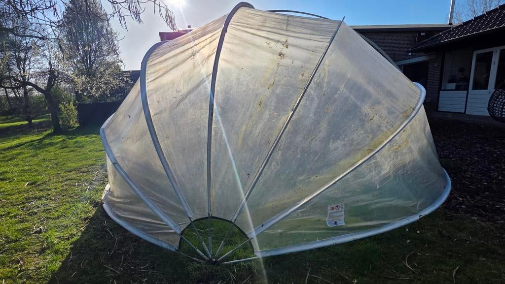 Sunnytent zwembadkoepel maat L, Tuin en Terras, Zwembaden, Ophalen, Gebruikt, Minder dan 80 cm, Rond
