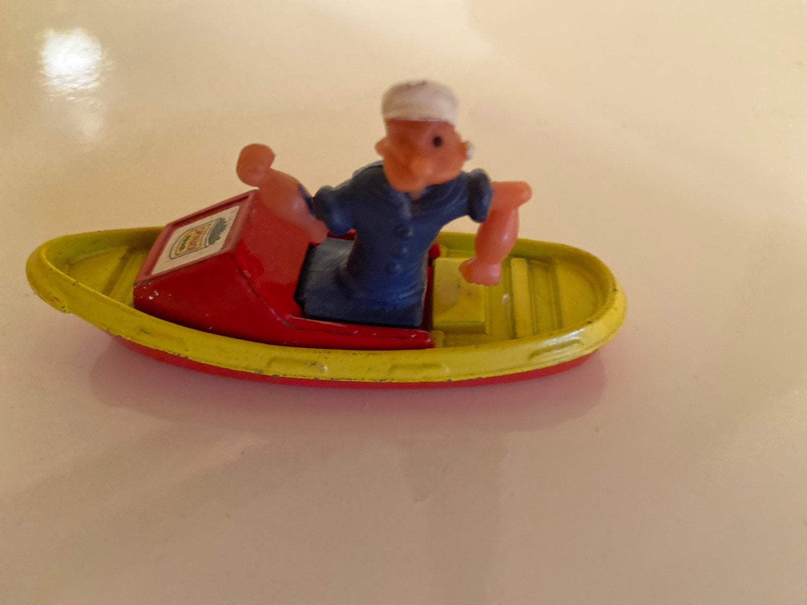 Corgi Popeye bootje op wieltjes, Ophalen of Verzenden, Gebruikt