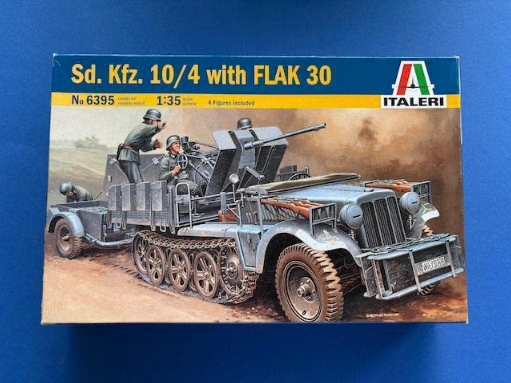 Italeri	6395	Sd.Kfz. 10/4 with FlaK 30	1/35 inc alu loop, Verzenden, 1:32 tot 1:50, Nieuw, Italeri