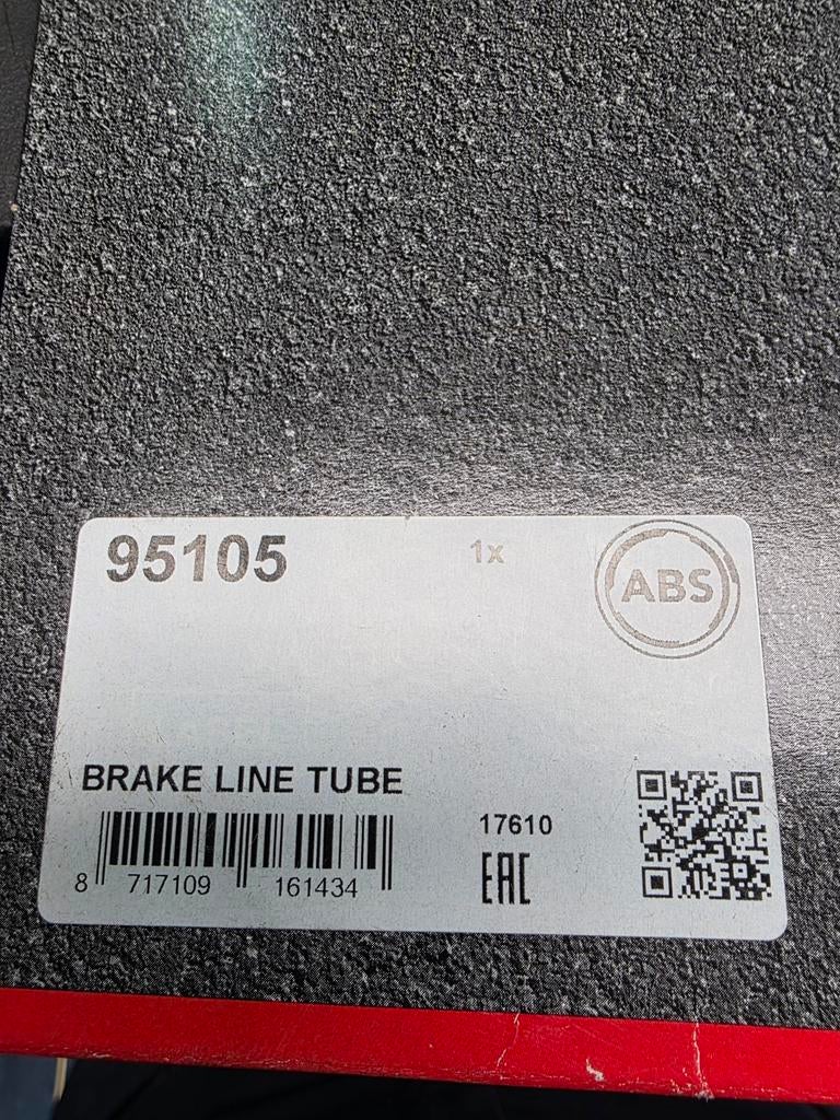 A.B.S. Universele Koperen Remleiding 500cm x 4,8mm - 95105, Ophalen of Verzenden, Nieuw