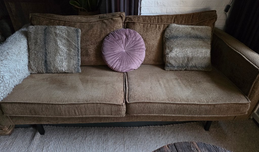 3 persoons stoffen bankstel, Ophalen, Gebruikt, Minder dan 75 cm, 150 tot 200 cm