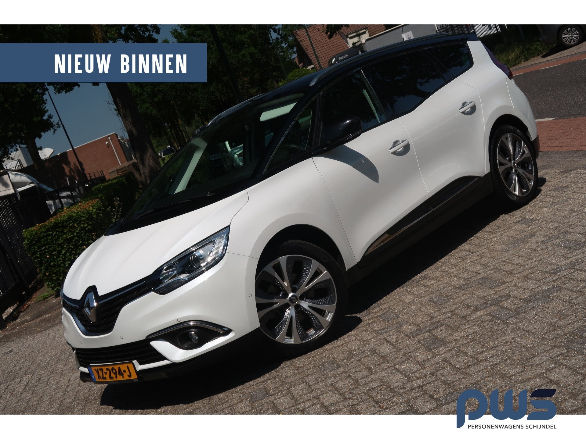 Renault Grand Scénic 1.3 TCe Intens 7p. Carplay / Trekhaak, Auto's, Voorwielaandrijving, 4 cilinders, Wit, Handgeschakeld
