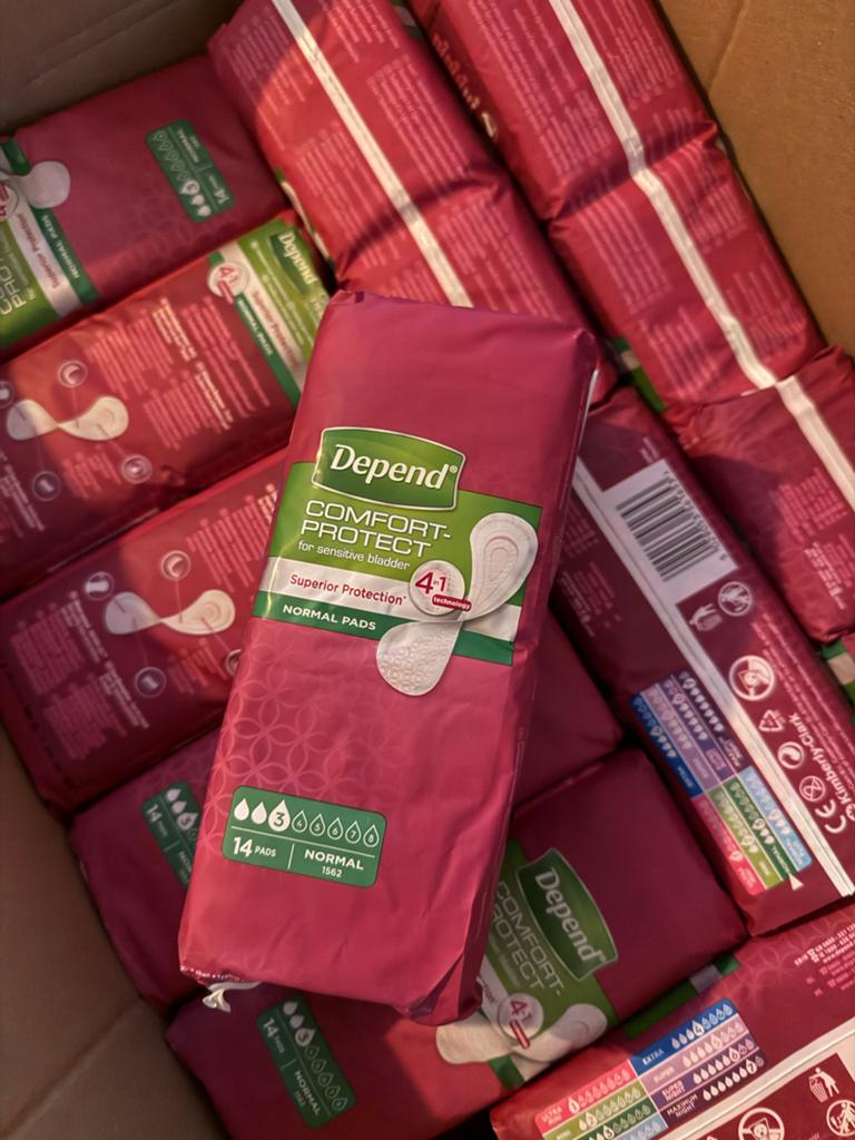 Depend incontinentie verband 30 pakjes, Diversen, Ophalen of Verzenden