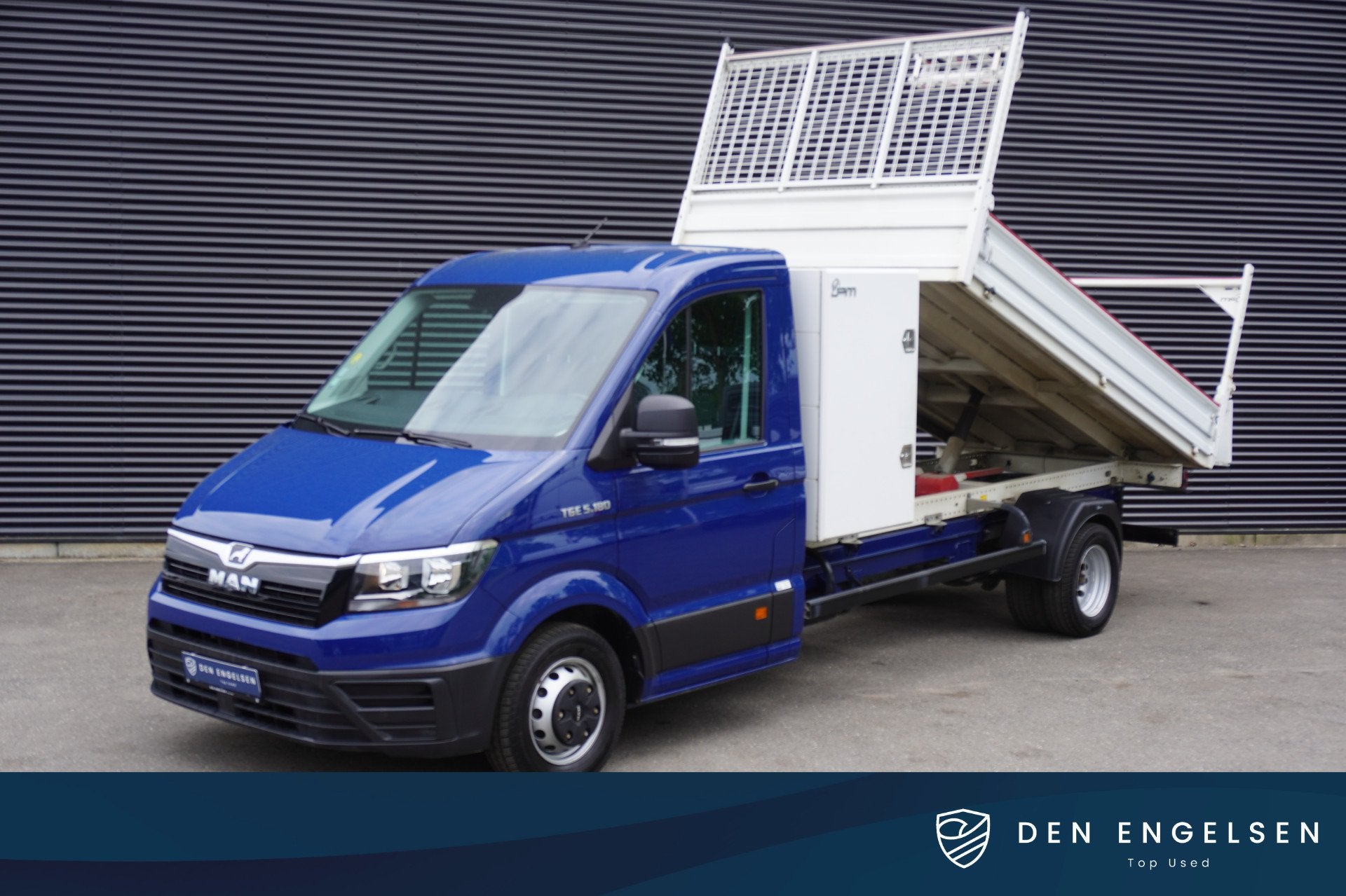 MAN TGE 180pk Automaat dubbellucht Kipper Tipper Trekhaak Ap, Automaat, Gebruikt, Zwart, 4 cilinders