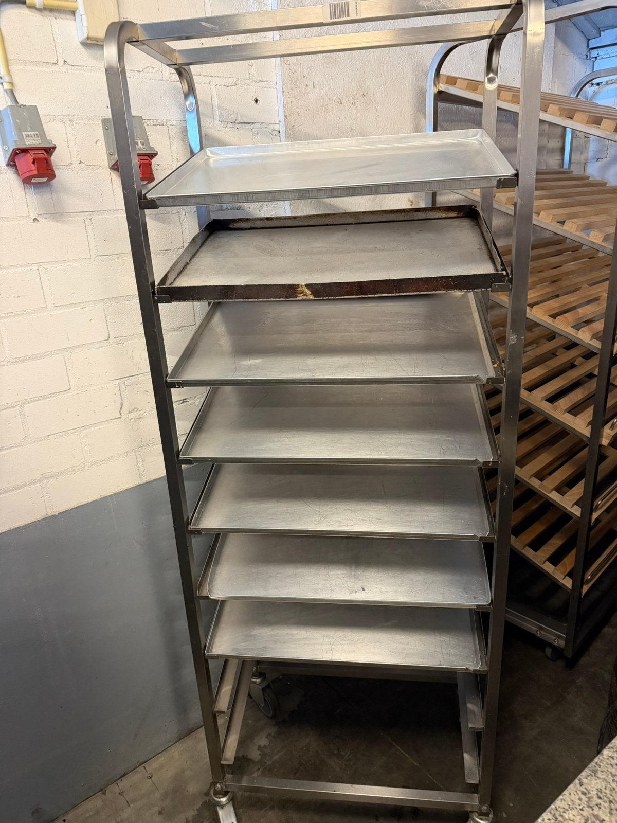 Professionele RVS Regalwagen / Bakkerijwagen, Ophalen, Gebruikt, ., Overige typen