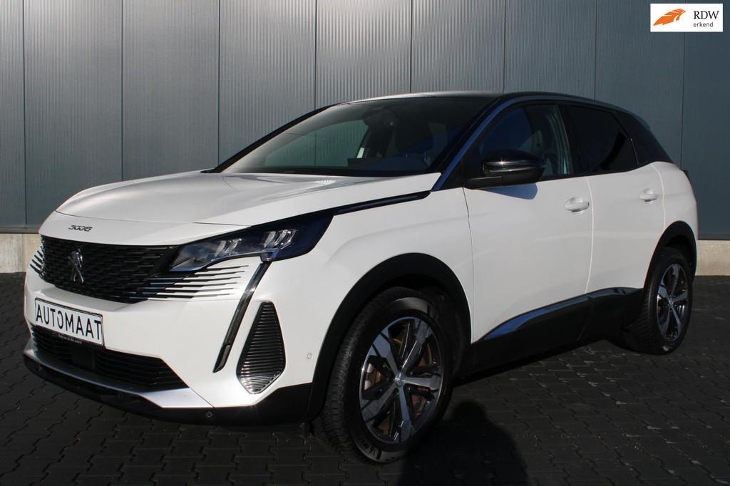 Peugeot 3008 1.2 PureTech Allure TREKHAAK STOELVERWARMING, Gebruikt, Zwart, 1199 cc, Navigatiesysteem